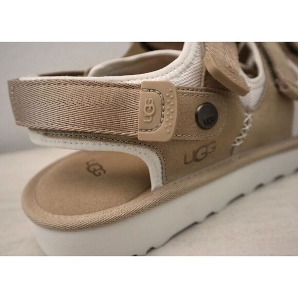 Ugg F20023K Men\'s Sz 13 Beige Goldencoast Multistrap Suede Sandals main image 9